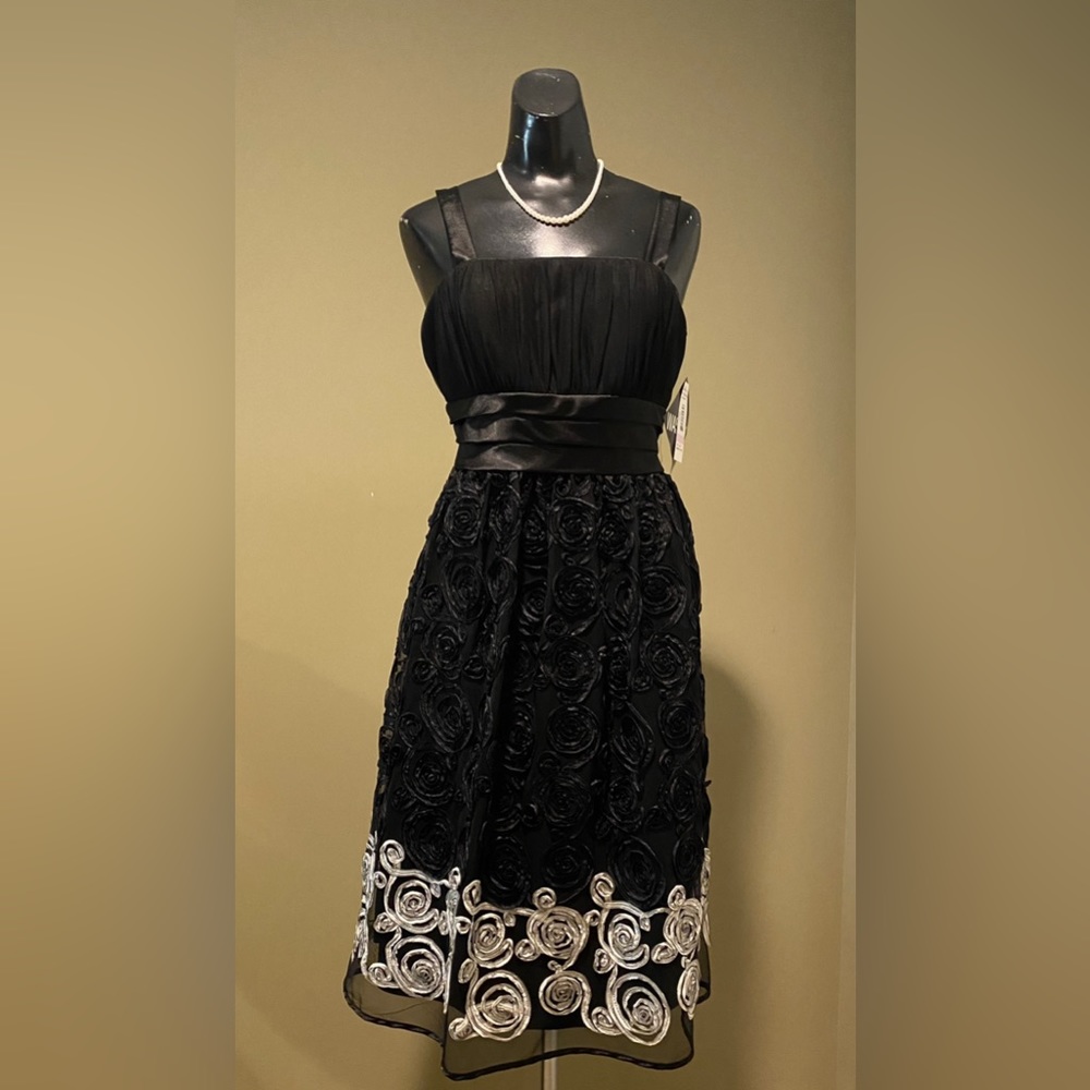 Black and white dress